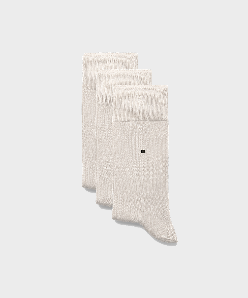 Chaussettes Classiques 3-Pack Off-White