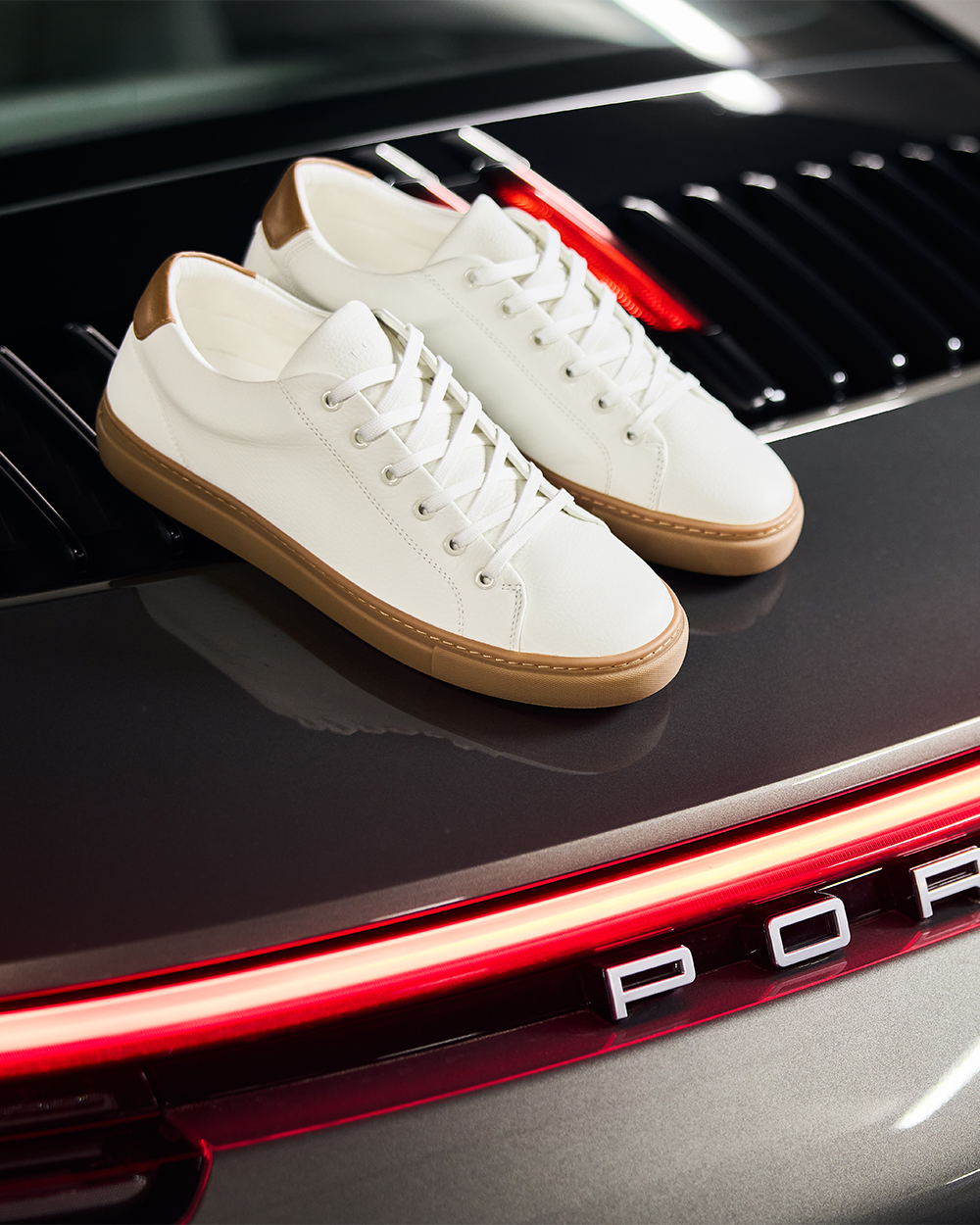 LT 01 Court Lite Gum Premium Nappa White