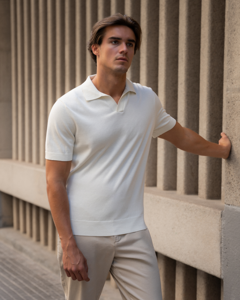 PO 05 Tailored Buttonless Off White