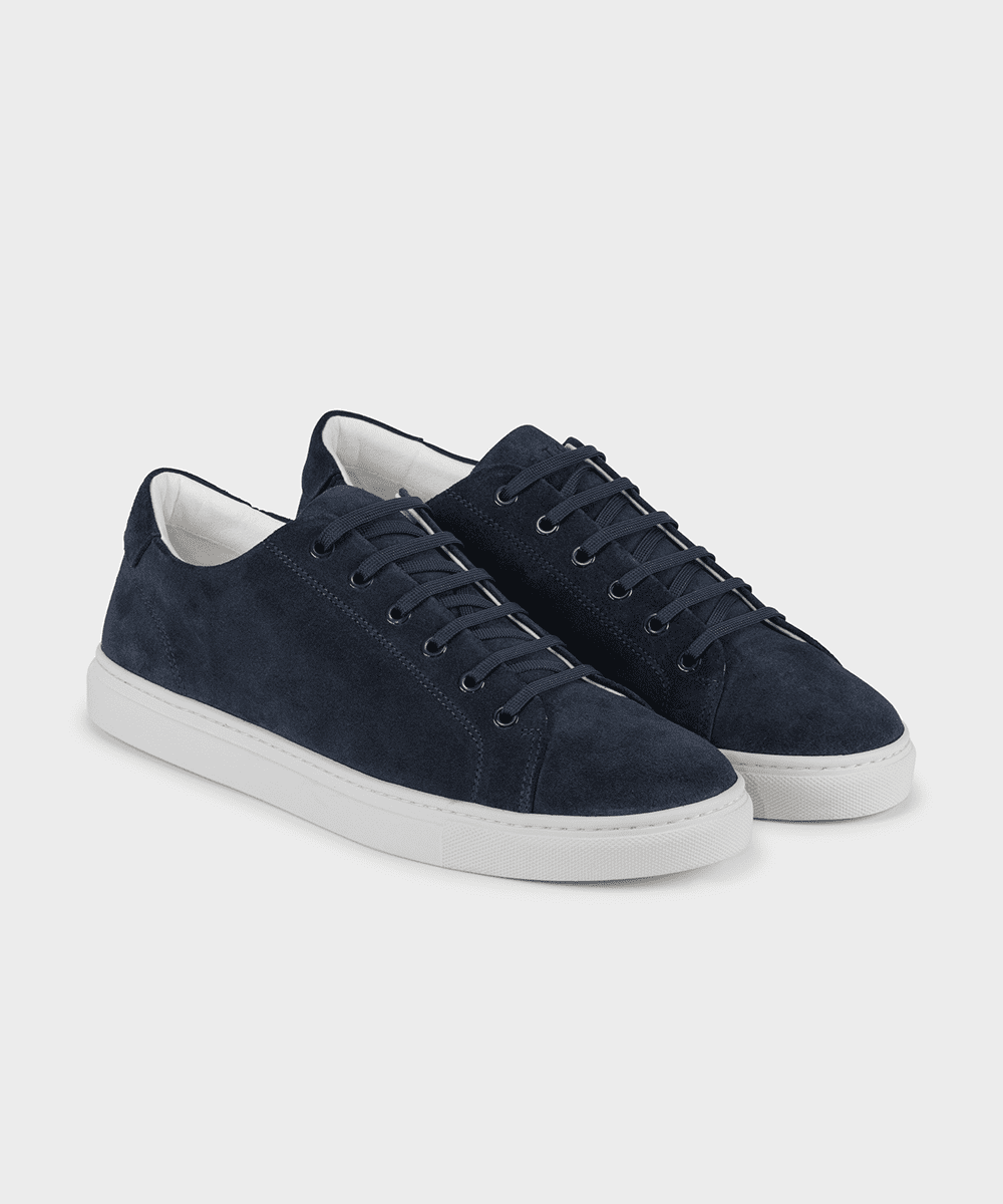 LT 01 Court Lite Suede Navy Blue