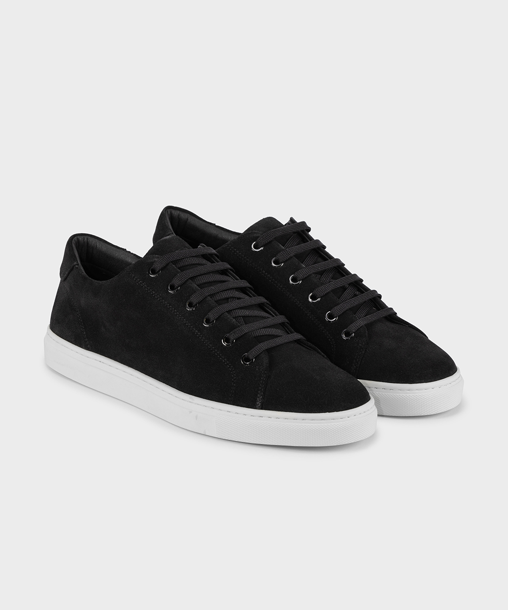 LT 01 Court Lite Suede Jet Black
