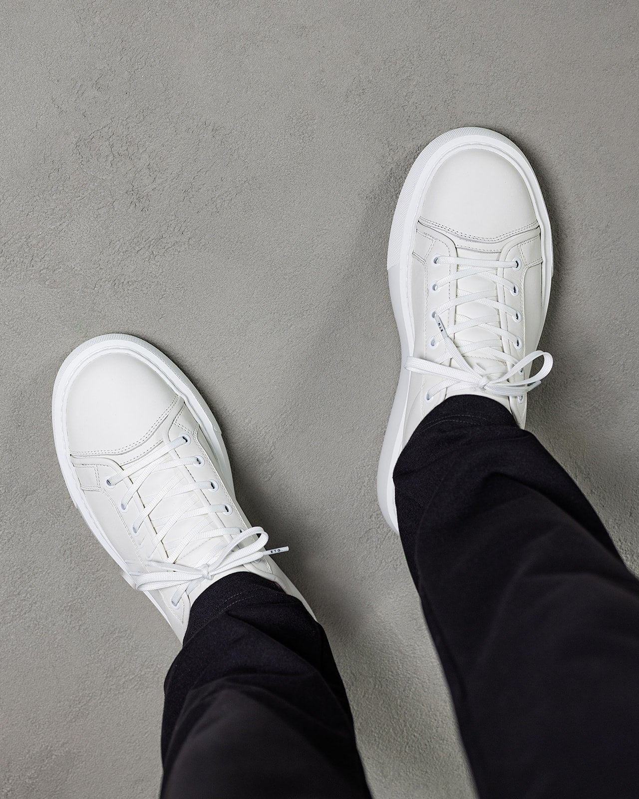 LT 01 Platform Premium Nappa White