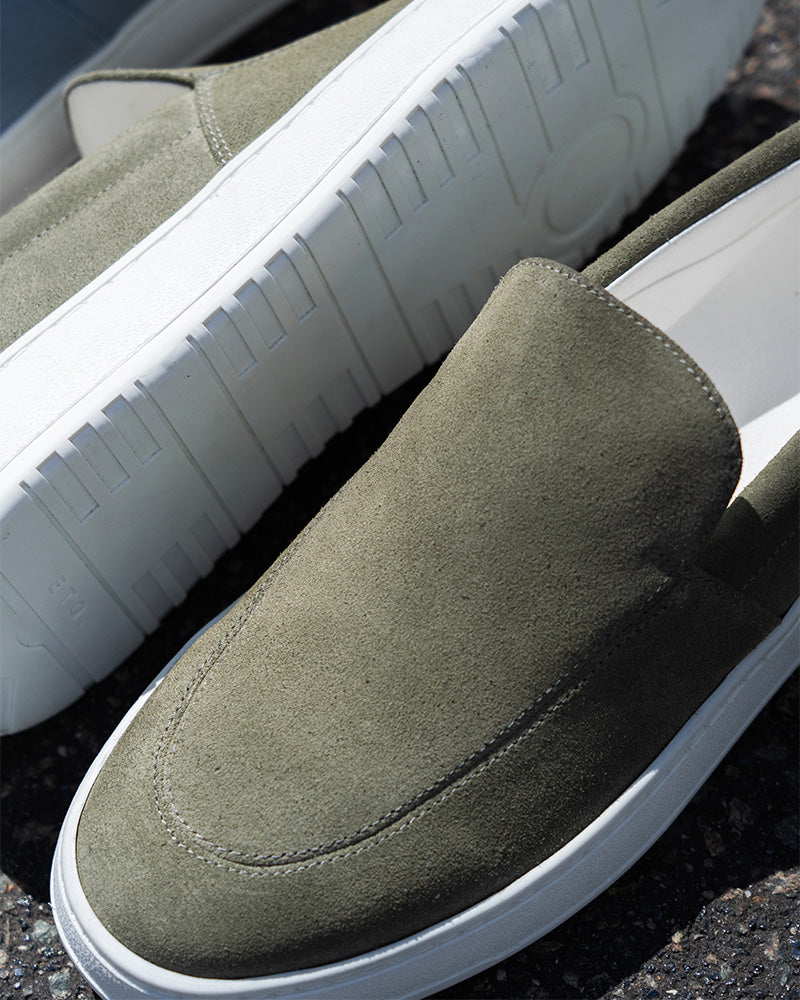 LS 01 Suede Vetiver Green