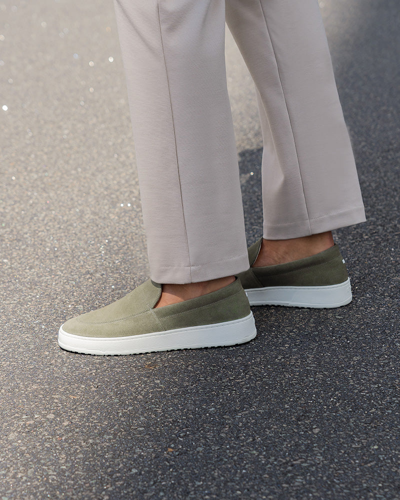 LS 01 Suede Vetiver Green