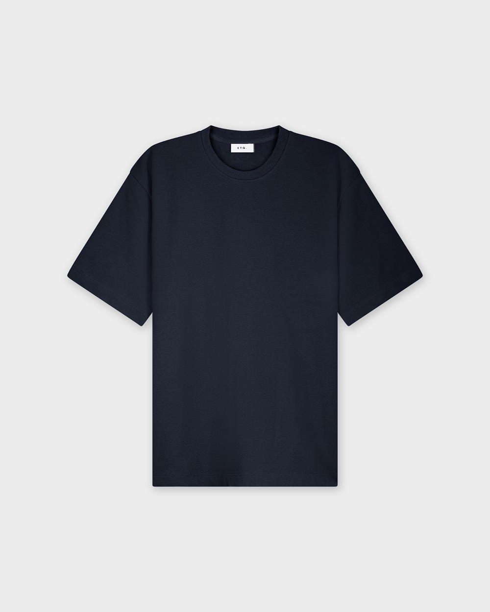 TS 01 Essence Oversized Heavyweight Blueberry 2.0 – t-shirt in blue stretch cotton