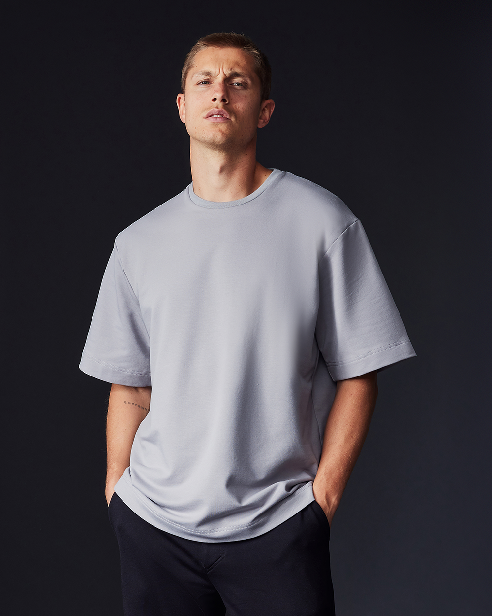 TS 01 Essence Oversized Ash Grey