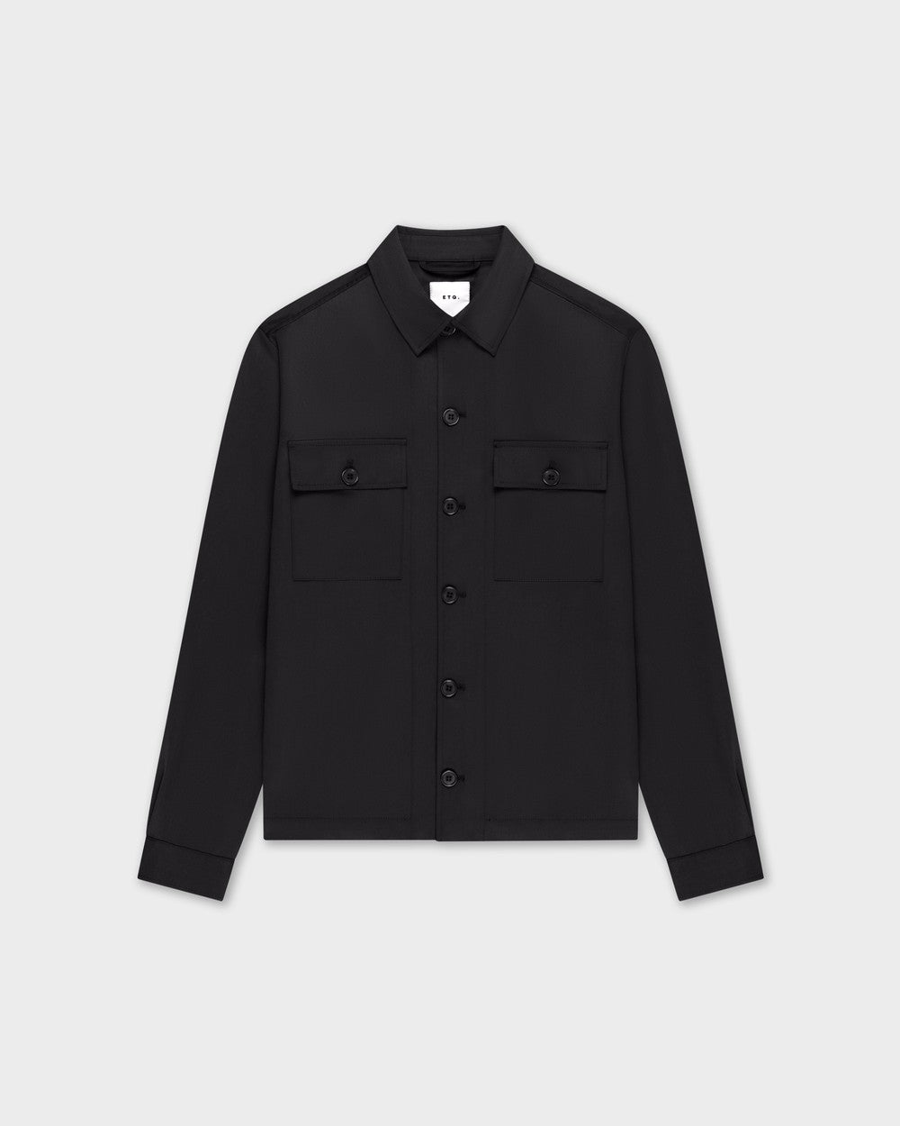 OS 02 Essence 2.0 Black – overshirt in black