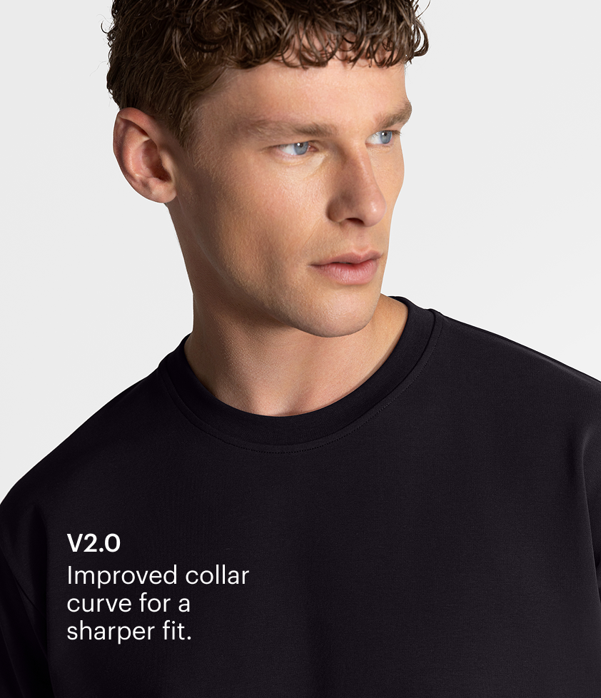 TS 01 Essence Oversized Heavyweight Black 2.0