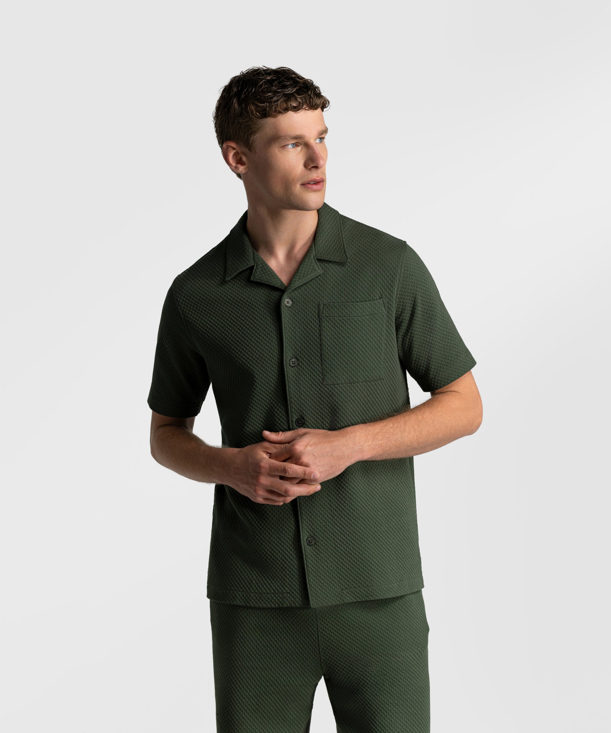 SH 04 Jacquard Forest Green