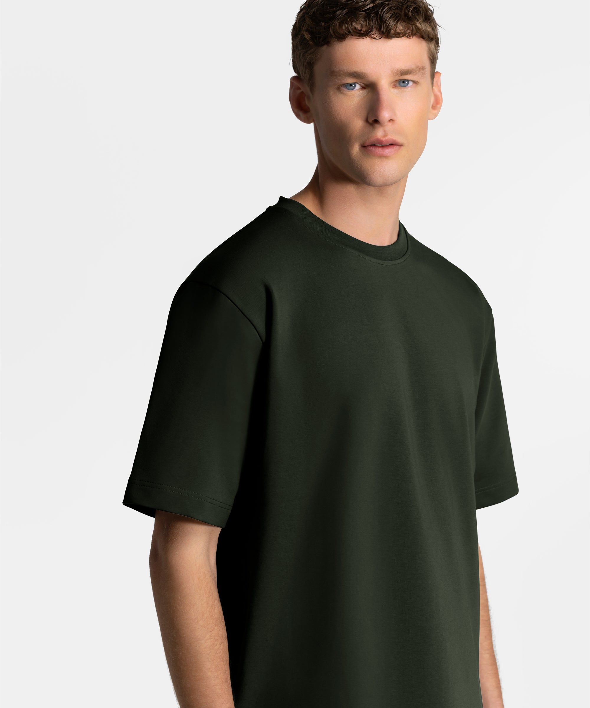 TS 01 Essence Oversized Heavyweight Forest Green 2.0