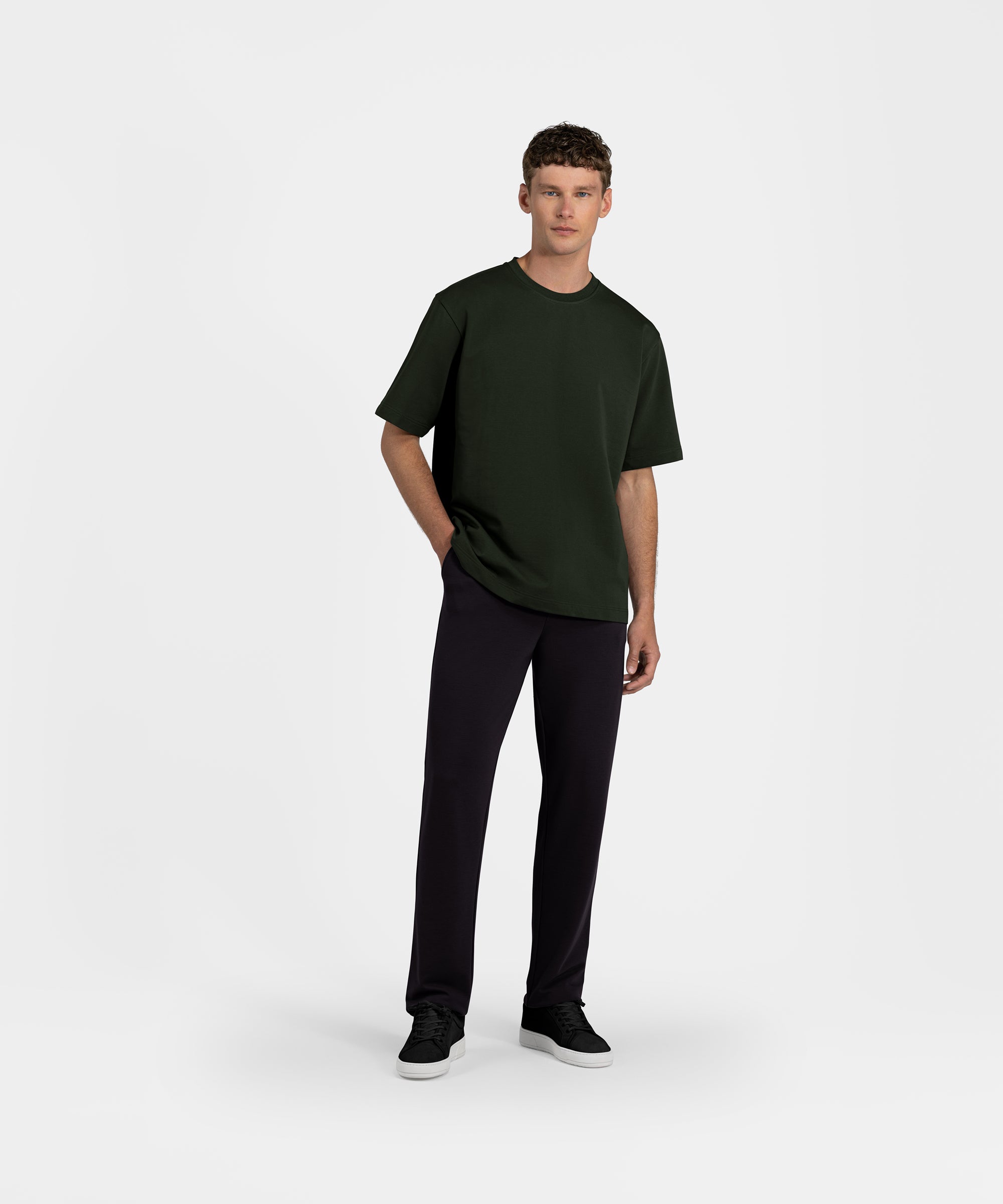 TS 01 Essence Oversized Heavyweight Forest Green 2.0