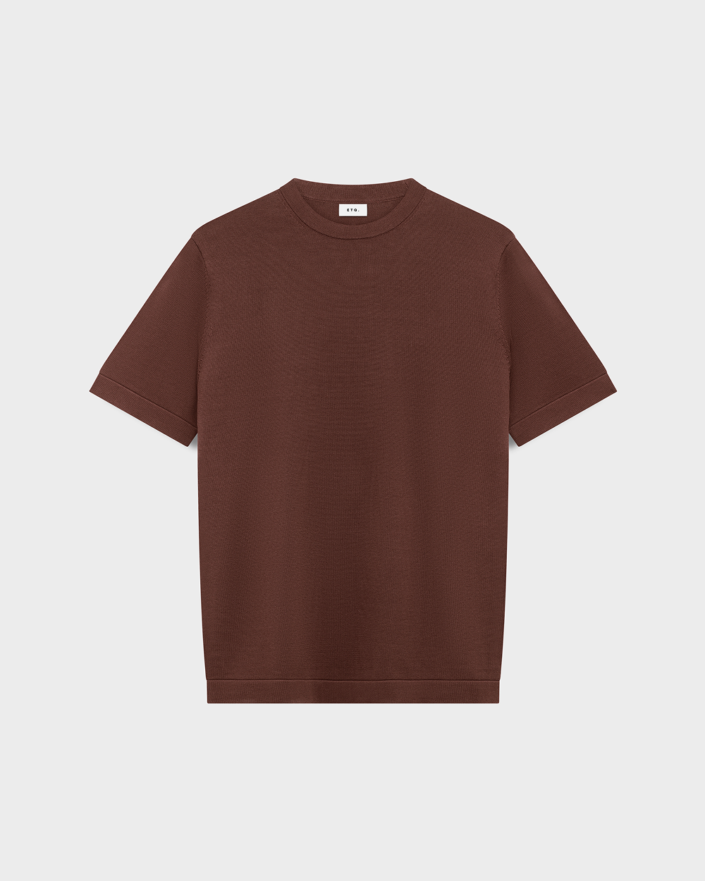 Red cotton tailored t-shirt for men - TS 04 Tailored Clay Red - ETQ Amsterdam