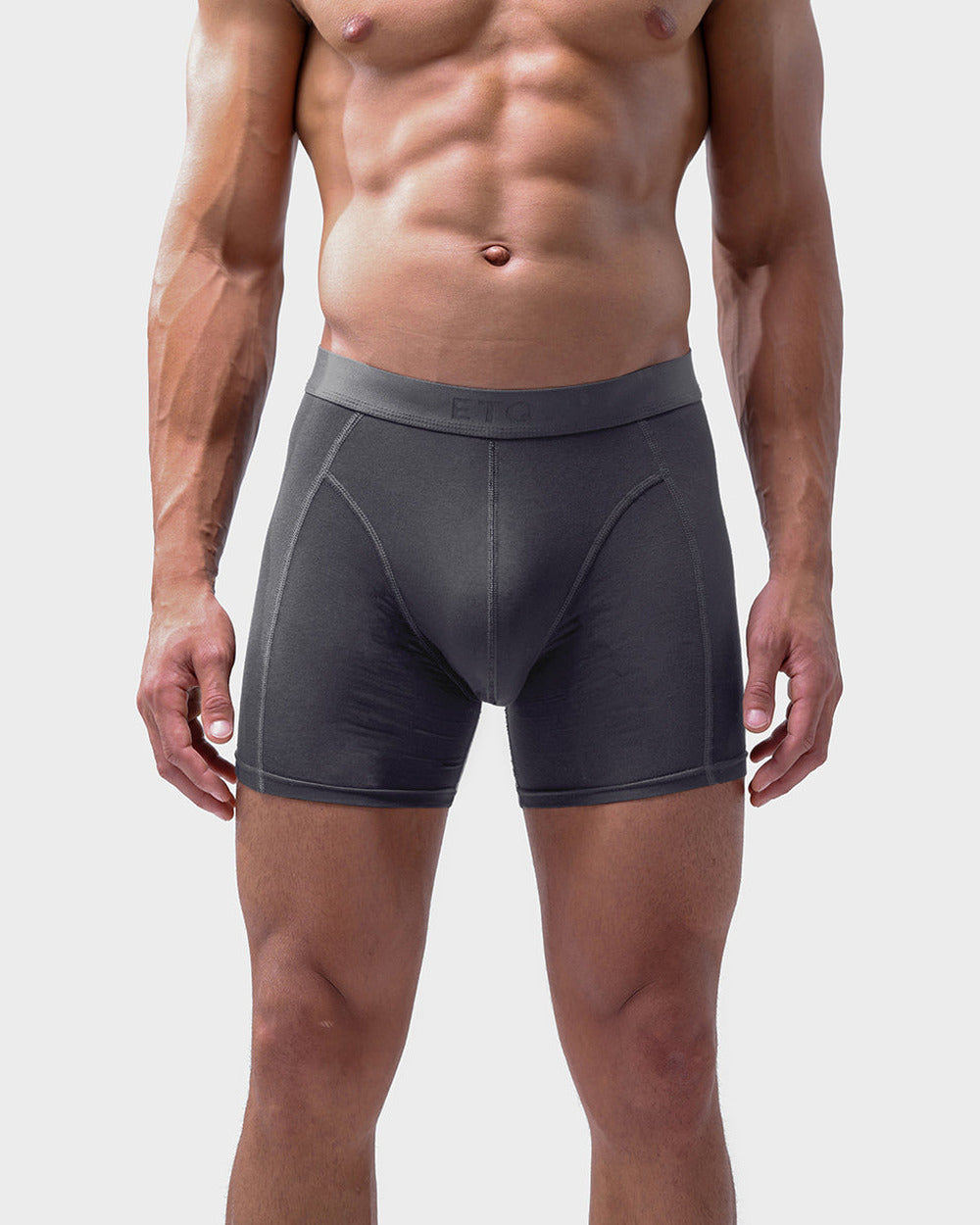 Boxer Shorts Anthracite – boxer briefs in grey bamboo