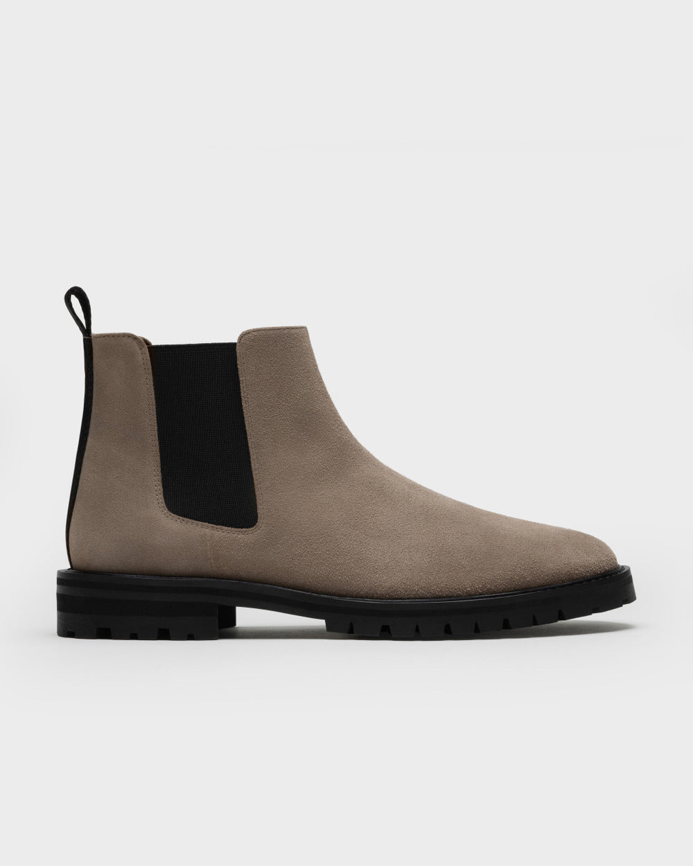 CB 01 Rugged Suede Desert Taupe – Chelsea boots in taupe suede