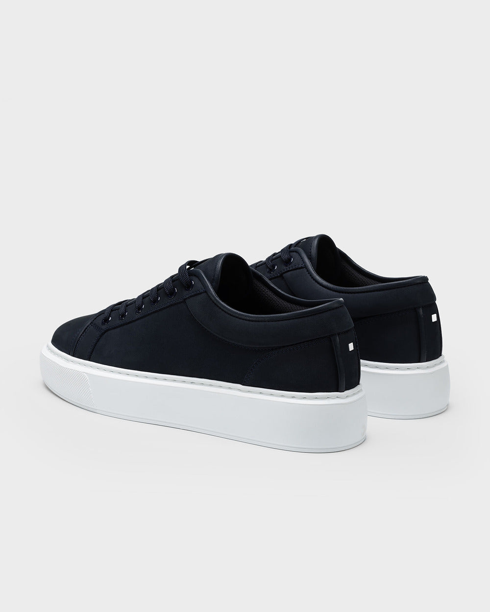 LT 01 Platform Blueberry – platform sneakers in blue nubuck leather, photo 8