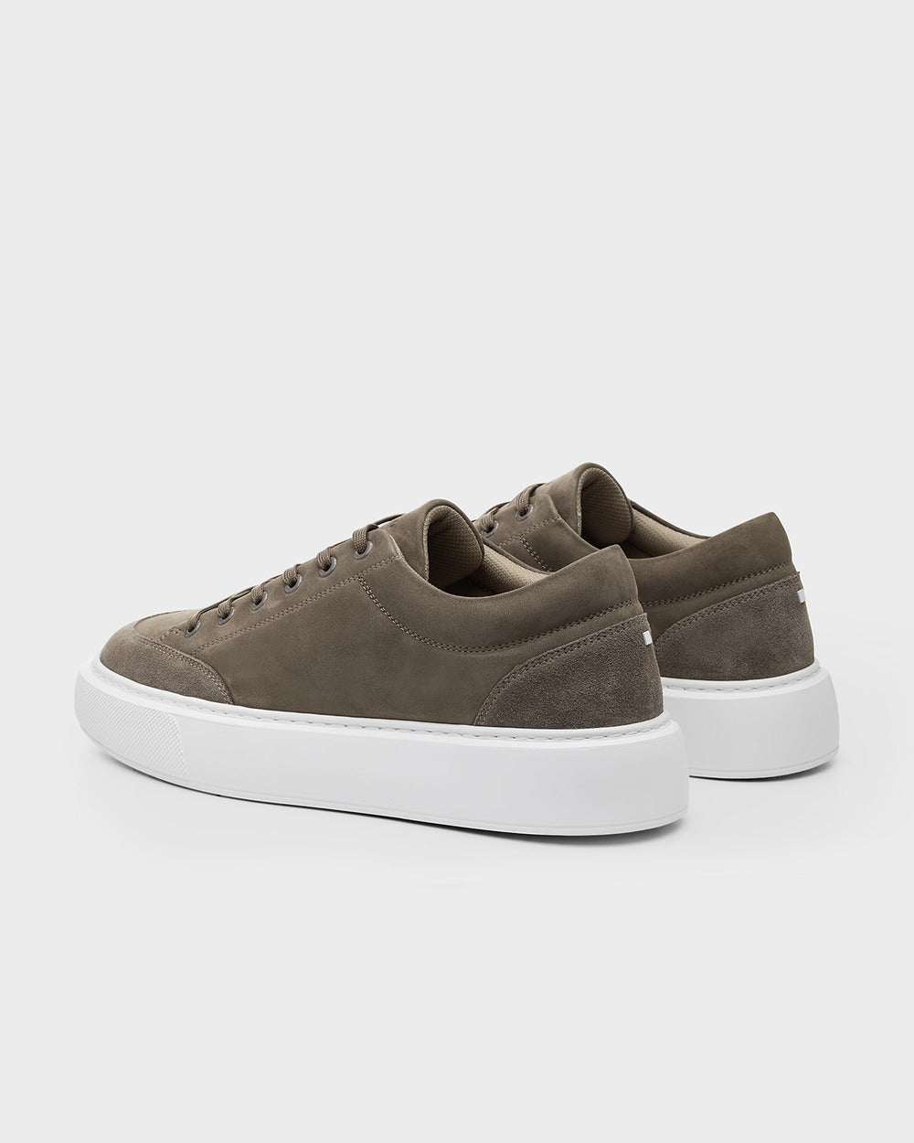 LT 02 Platform Nubuck Desert Taupe – platform sneakers in taupe nubuck leather, photo 8