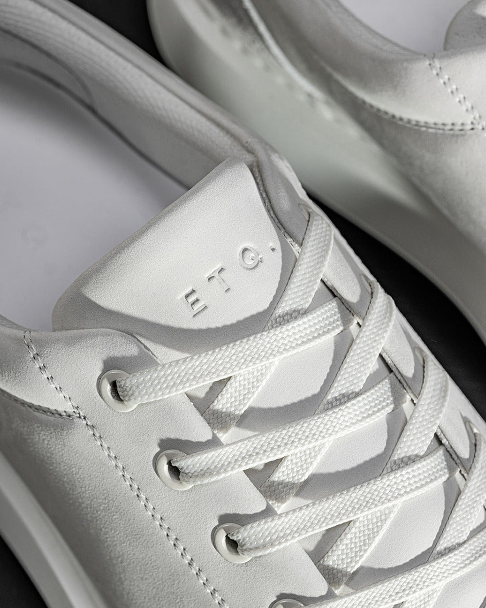 LT 02 Platform Premium Nappa White – platform sneakers in white nappa leather, photo 6
