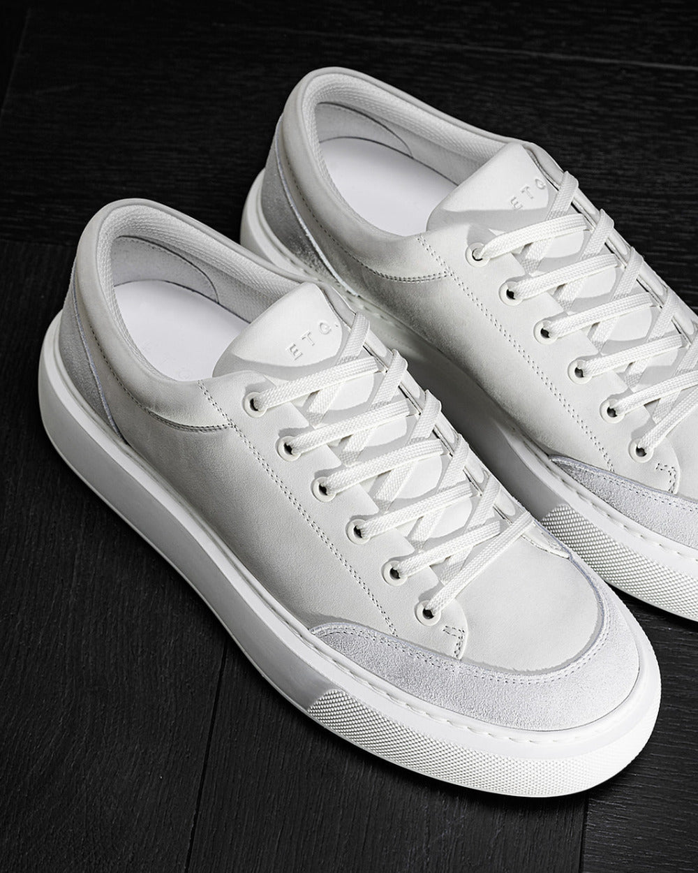 LT 02 Platform Premium Nappa White – platform sneakers in white nappa leather, photo 9