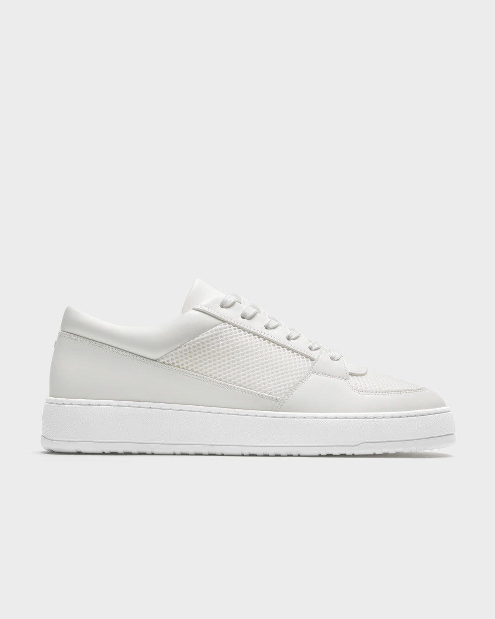 LT 03 Premium Nappa / Mesh White – sneakers in white nappa leather