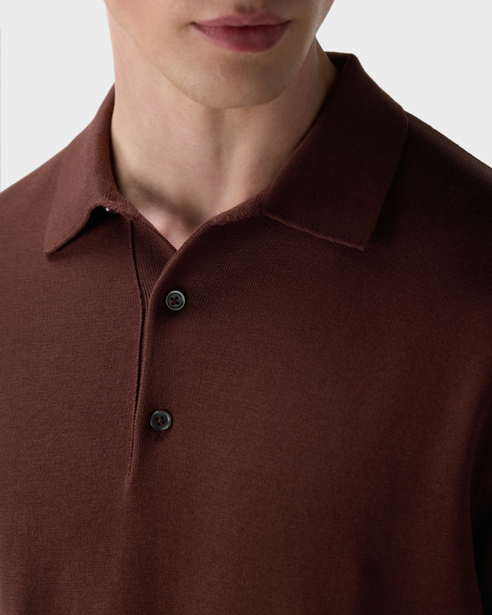 PO 04 Tailored Longsleeve Clay Red