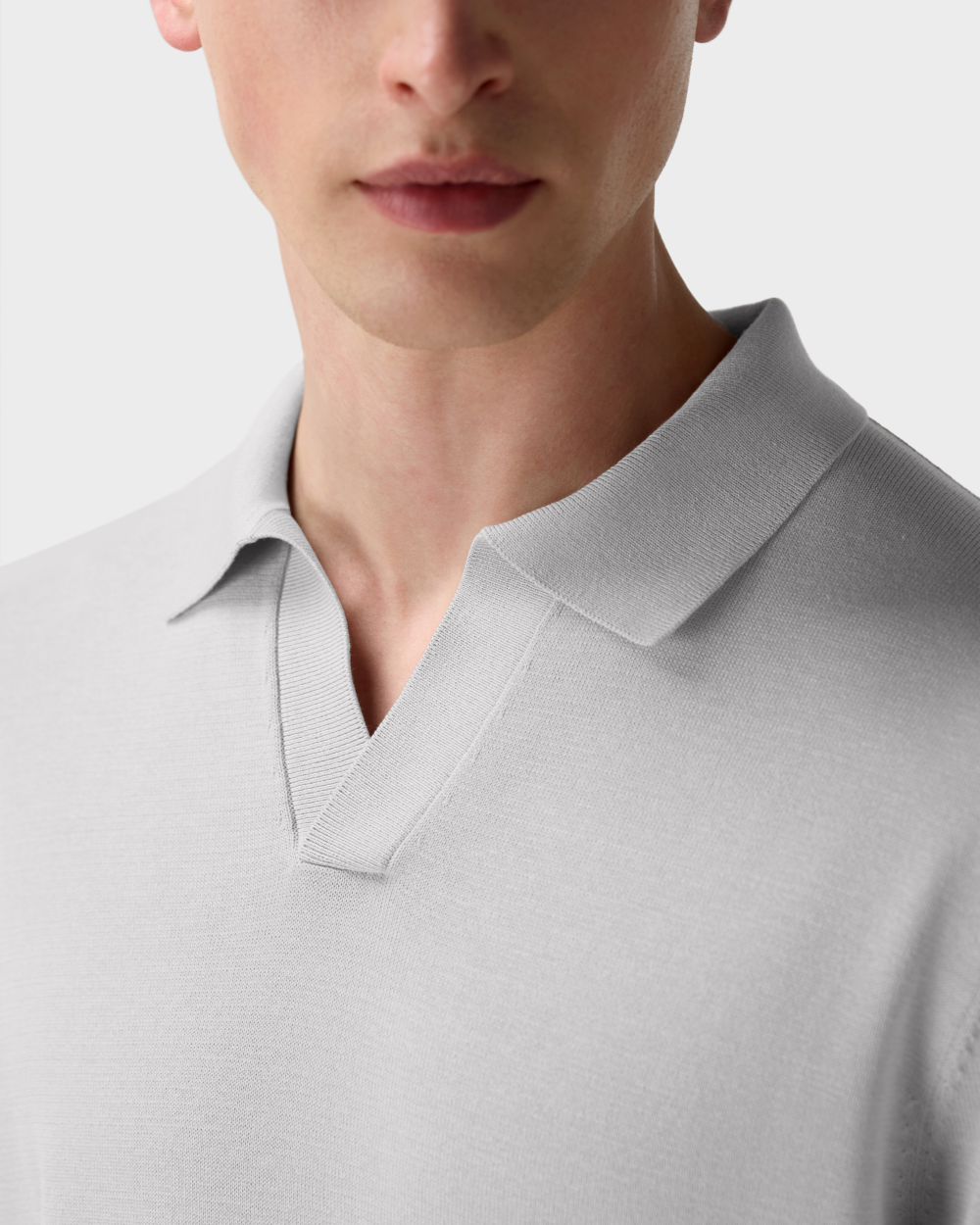 PO 05 Tailored Buttonless Cement Grey