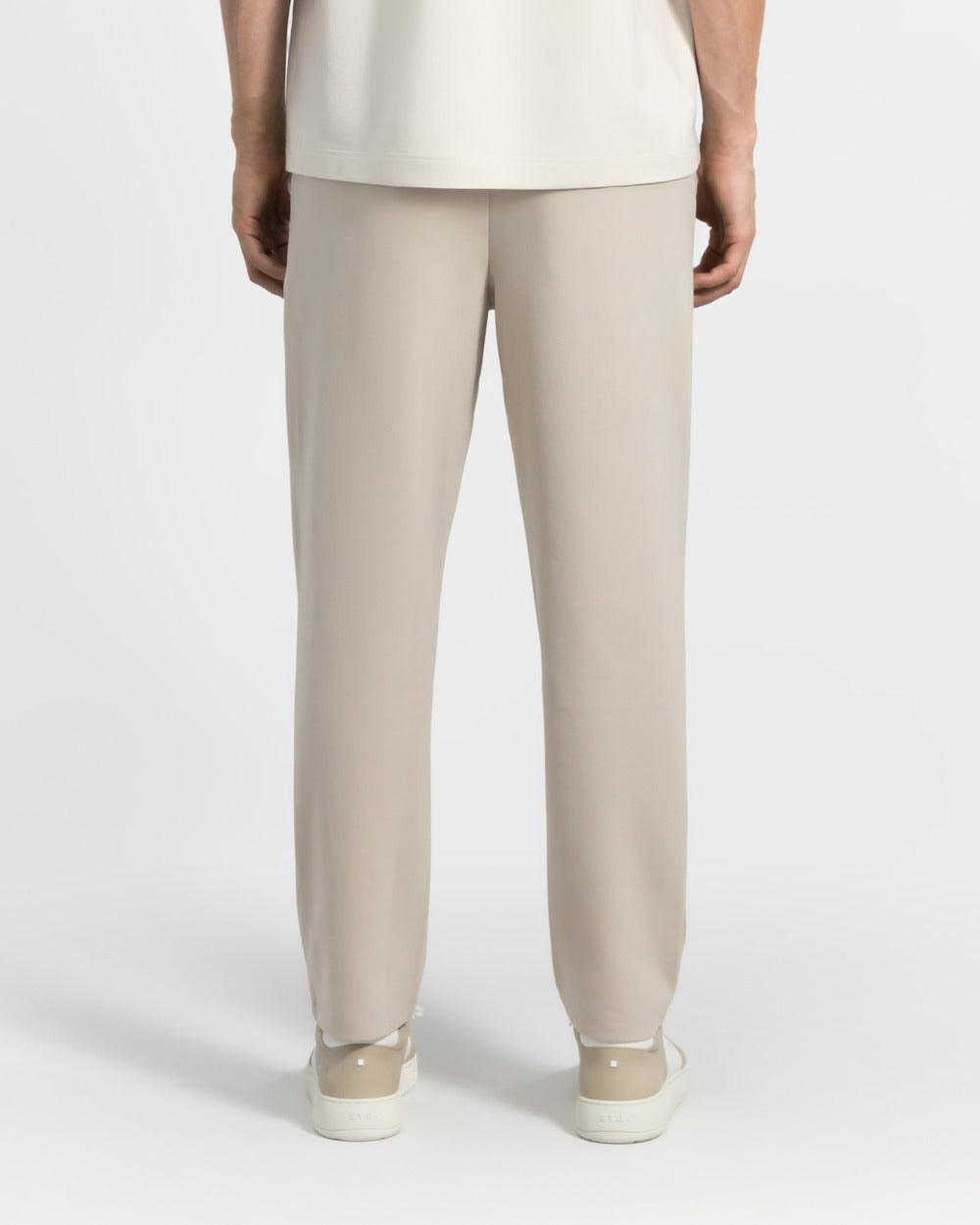 TP 01 Essence Straight Sand 2.0 – trousers in beige Punto di Roma stretch, photo 4