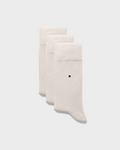 Meias pack de 3 Off White