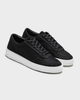 Men's black sneakers, handmade in Portugal - LT 03 Nubuck / Mesh Black