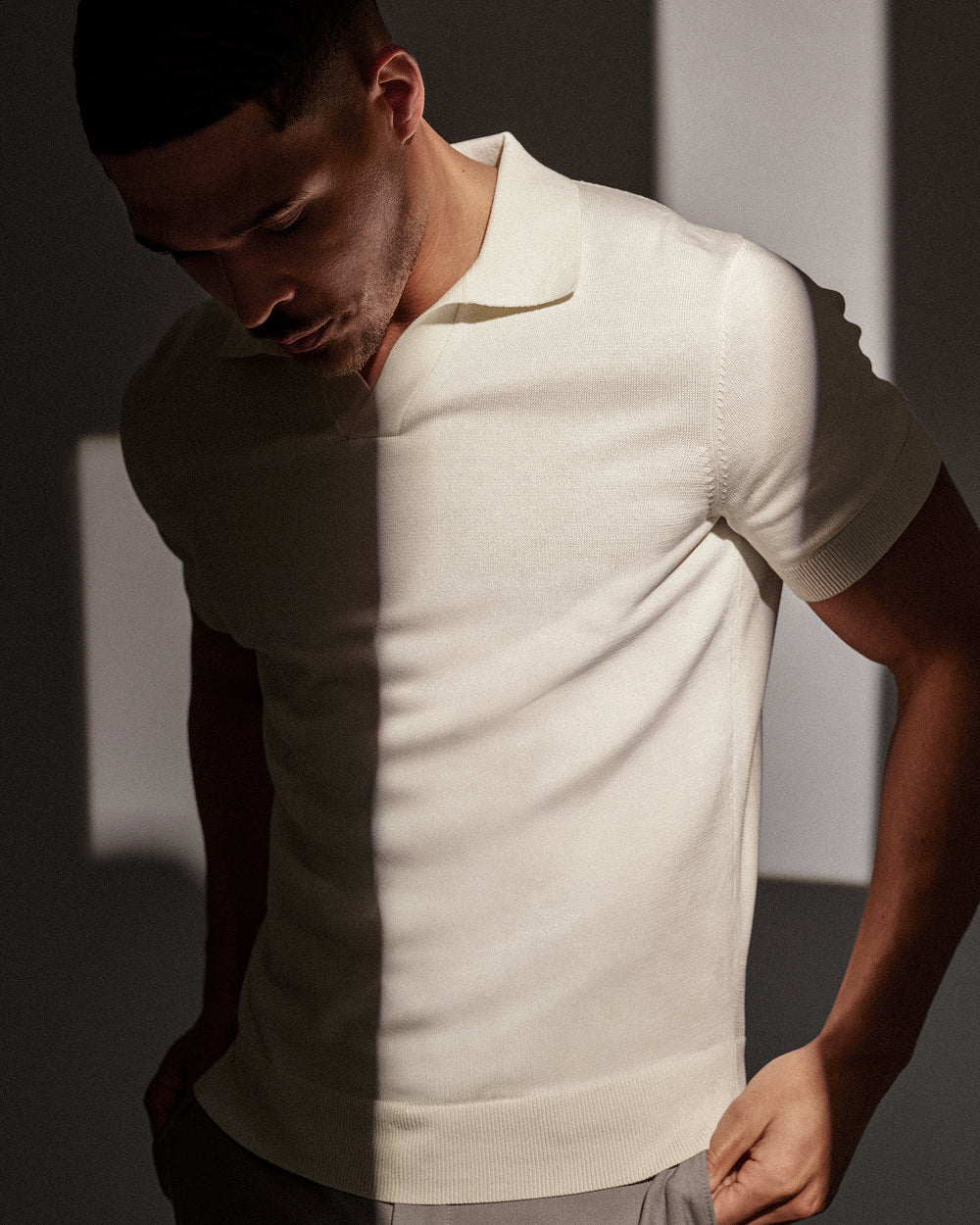 PO 05 Tailored Buttonless Off White