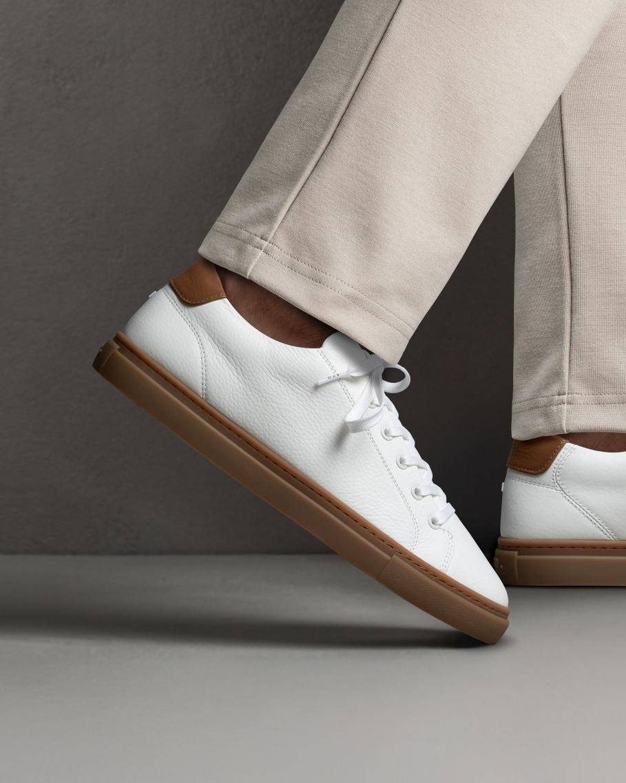 LT 01 Court Lite Gum Premium Nappa White