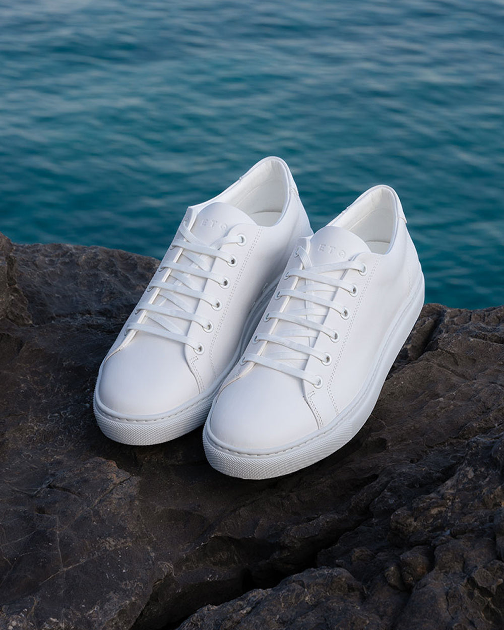 ETQ LT 01 Court Lite Premium Nappa White - men's white leather sneakers