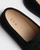 ETQ DS 03 Suede All Black - men's black suede deck shoes