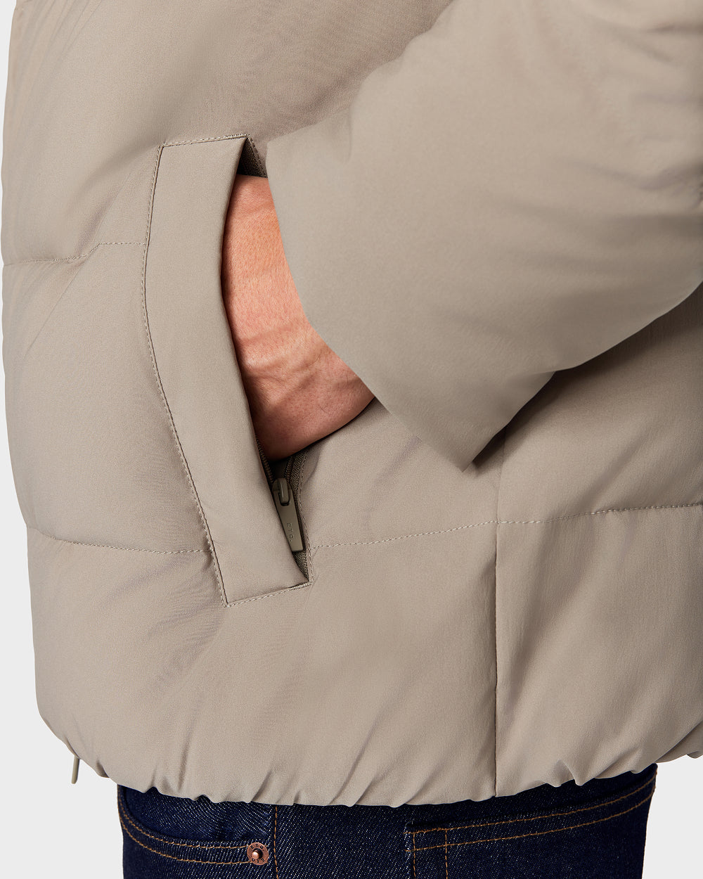 JC 02 Puffer Marked Desert Taupe