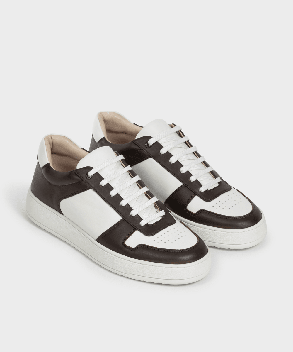 LT 07 Premium Nappa White / Chocolate