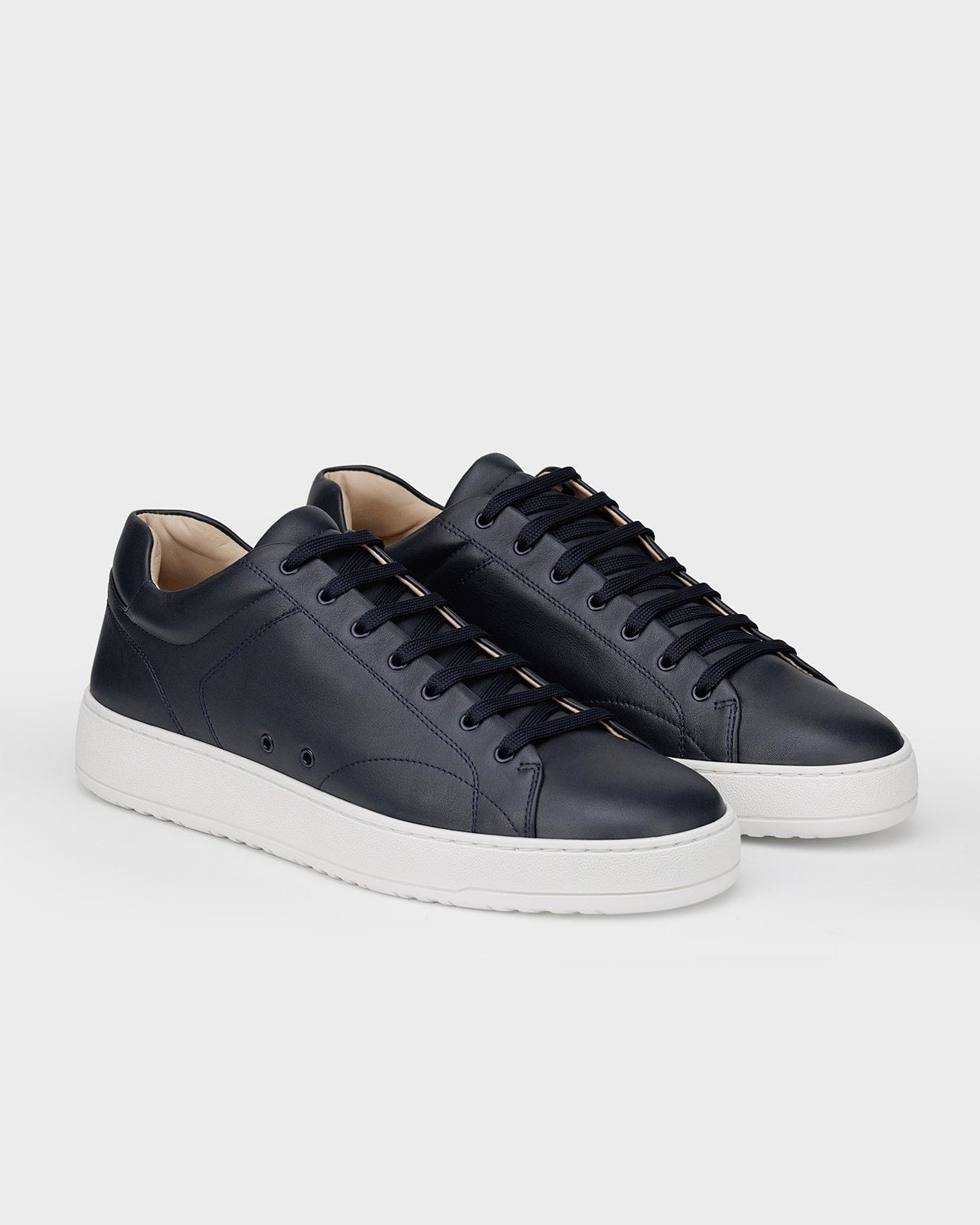 LT 04 Premium Nappa Blueberry – sneakers in blue nappa leather, photo 3