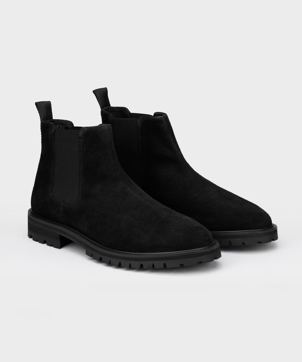 CB 01 Rugged Suede All Black