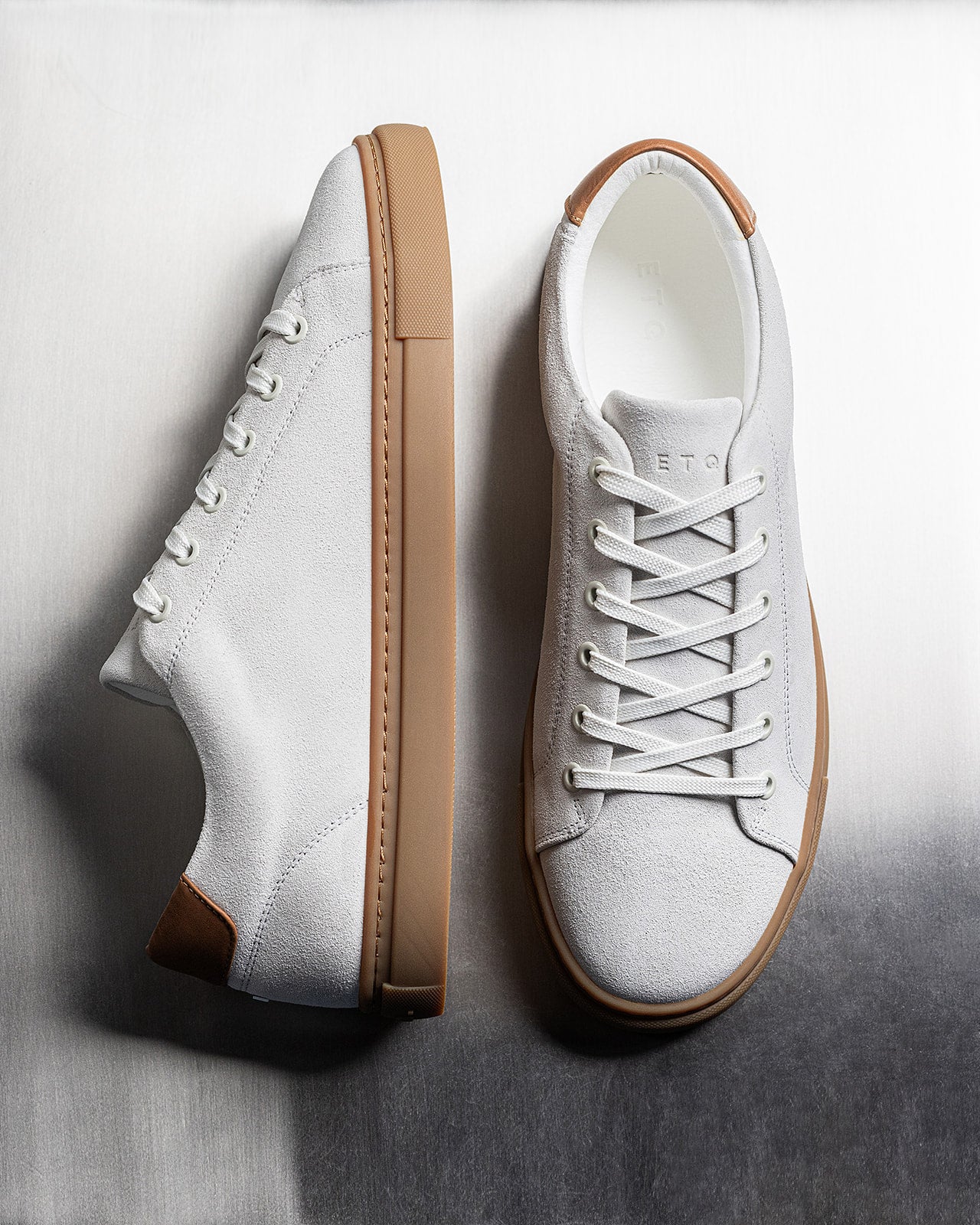 LT 01 Court Lite Gum Suede Cement Grey