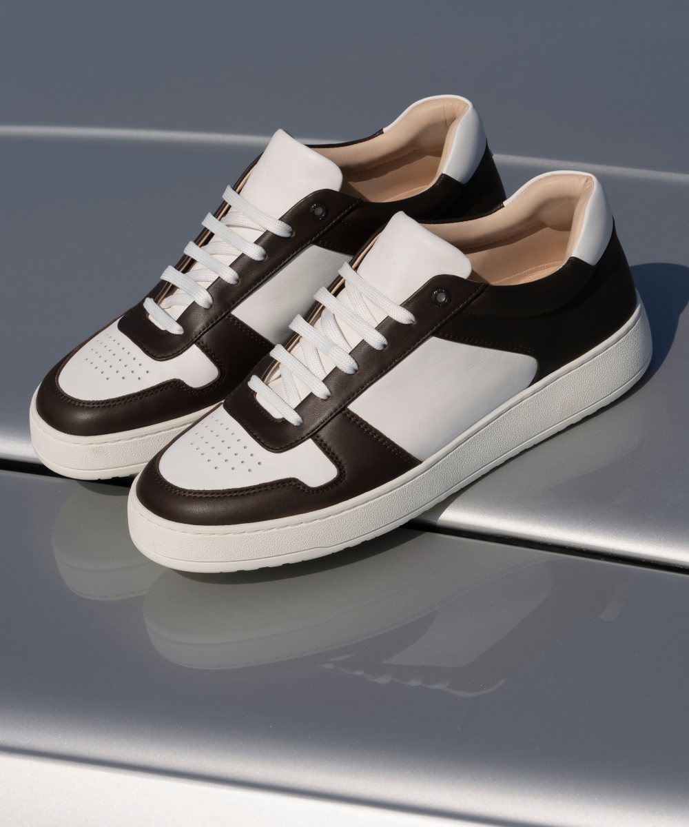 LT 07 Premium Nappa White / Chocolate