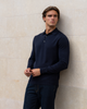 PO 04 Tailored Longsleeve Blueberry