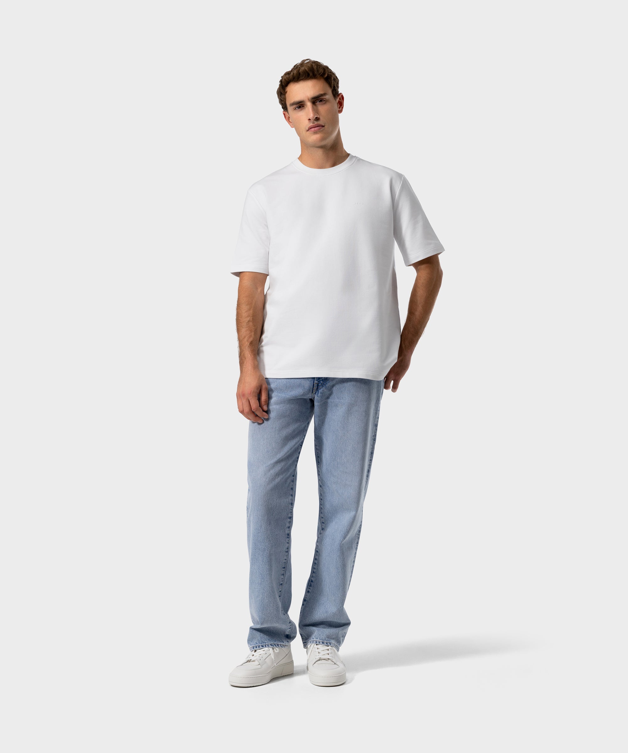 TS 02 Marked Oversized Heavyweight White