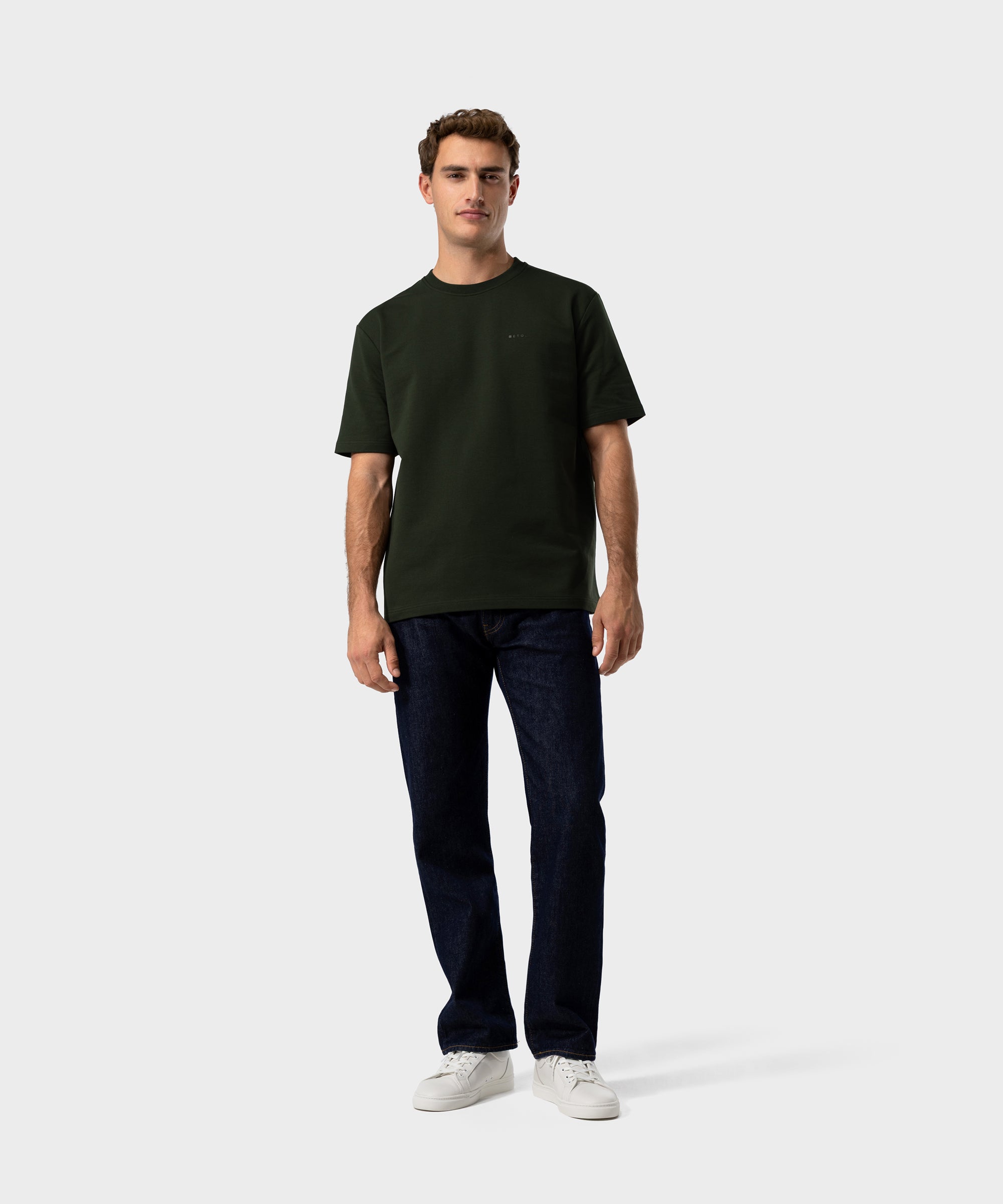 TS 02 Marked Oversized Heavyweight Forest Green