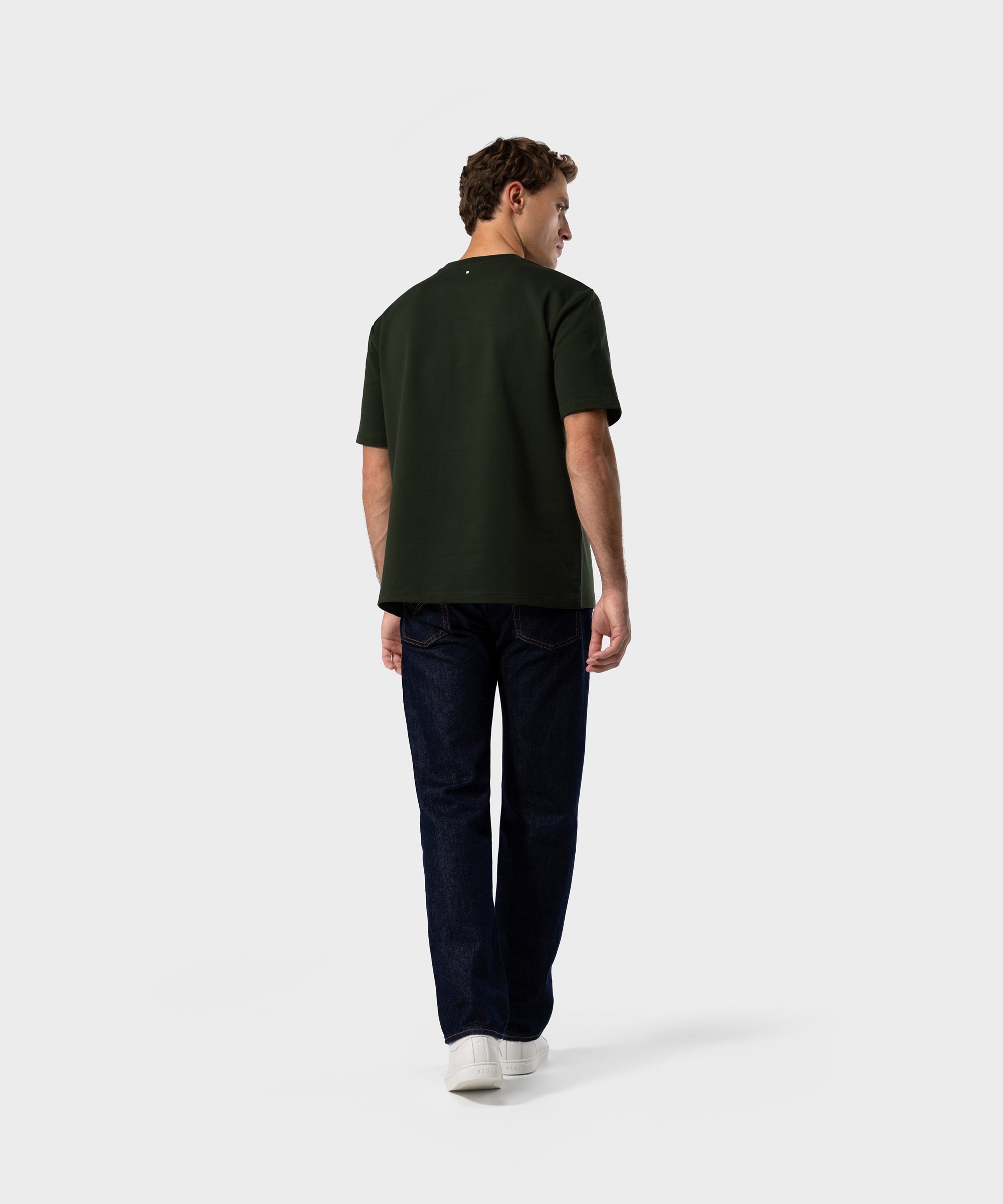 TS 02 Marked Oversized Heavyweight Forest Green