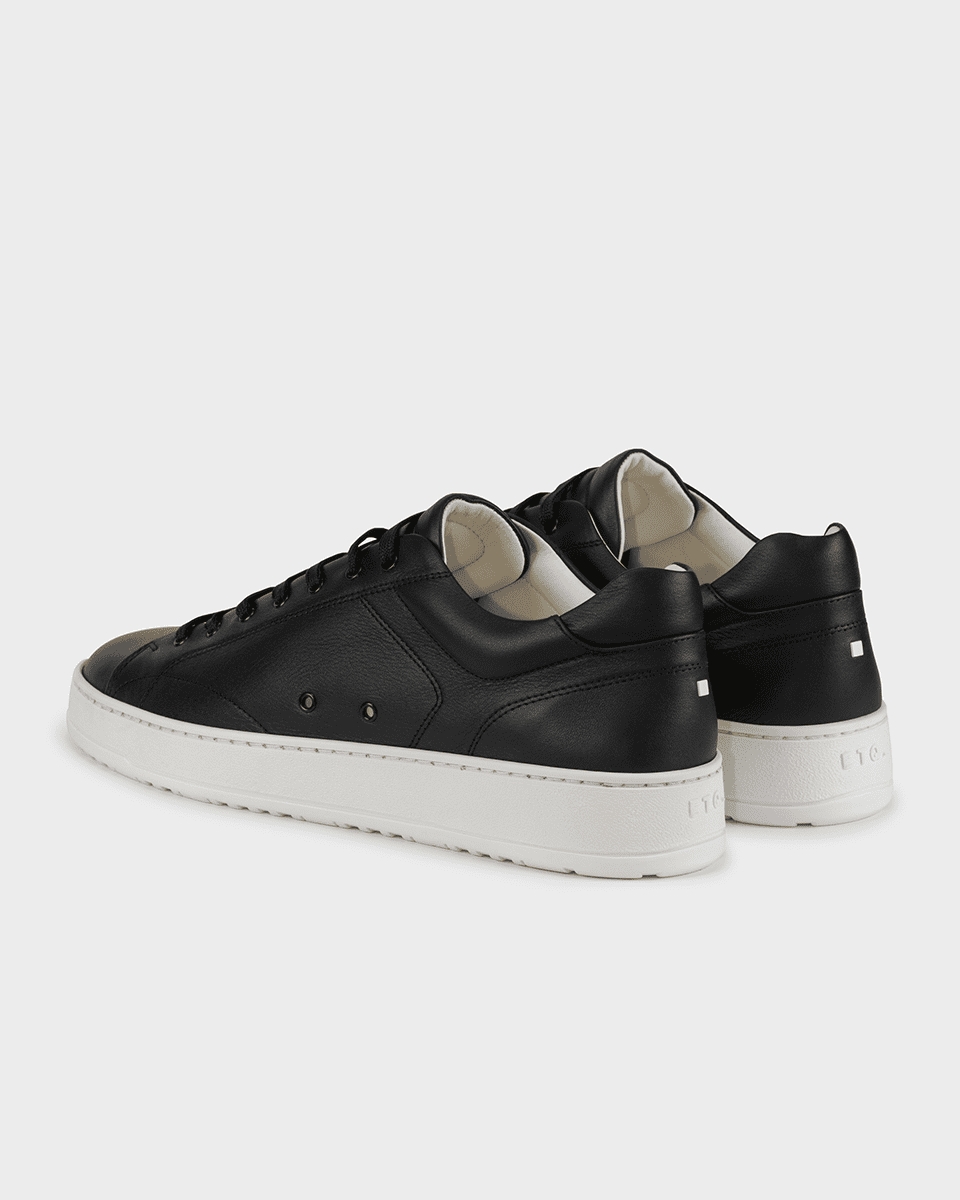 LT 04 Premium Nappa Jet Black – sneakers in black nappa leather, photo 5