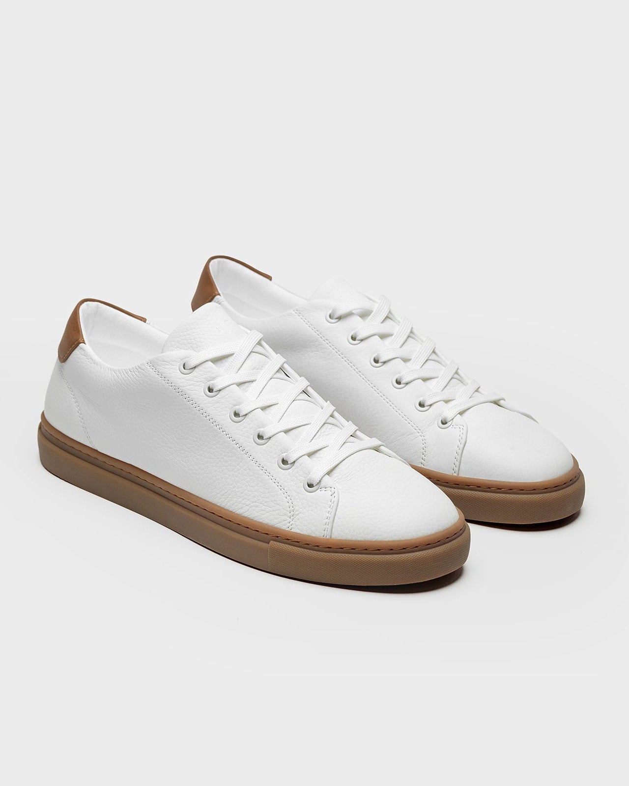 LT 01 Court Lite Gum Premium Nappa White – sneakers in white nappa leather, photo 5