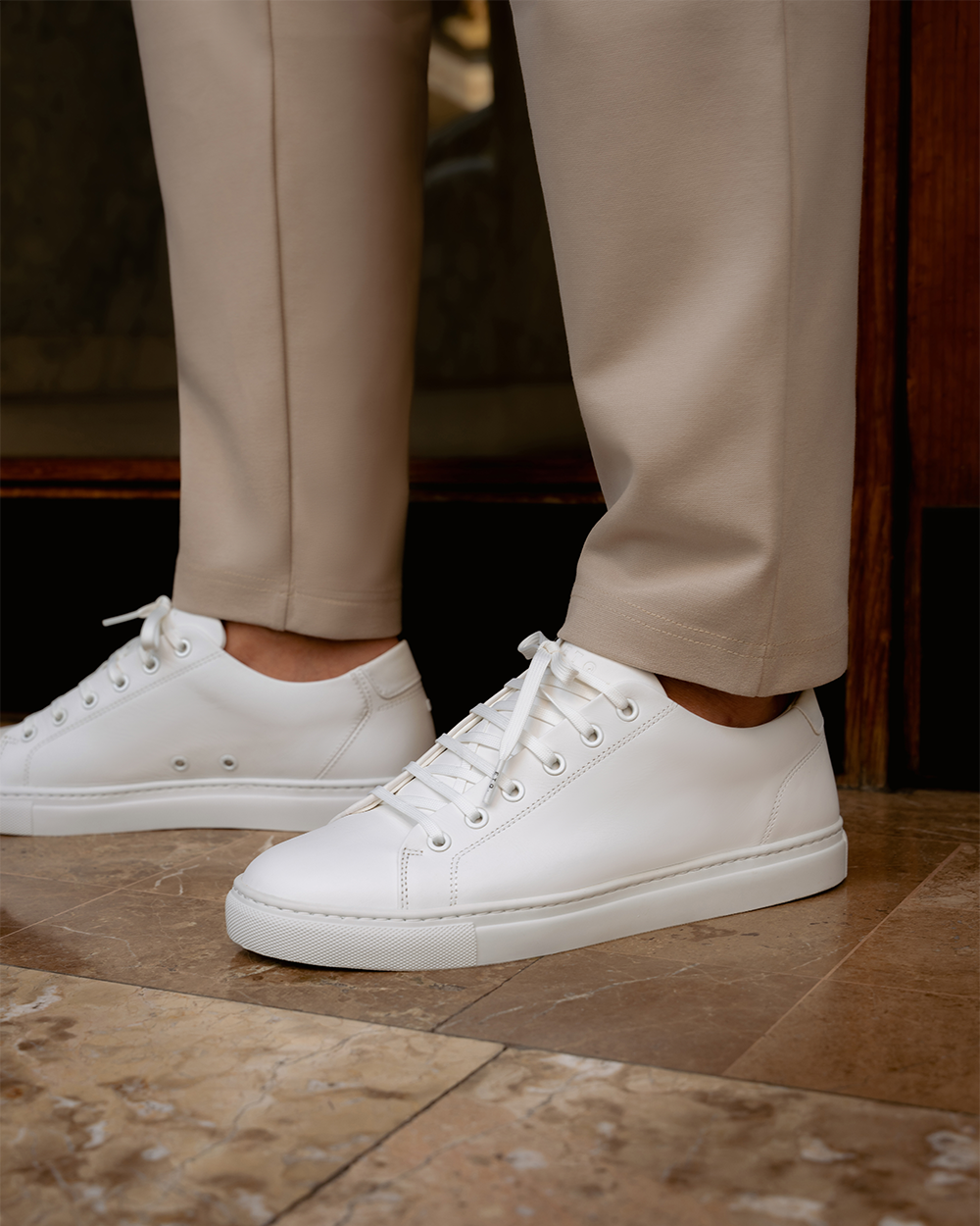 LT 01 Court Lite Premium Nappa White