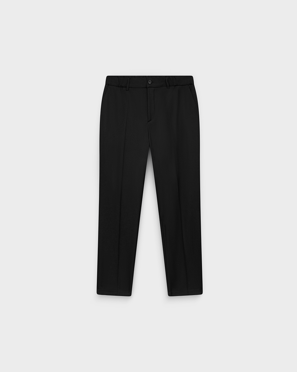 TP 02 Essence Black – travel trousers in black Traveller Weave