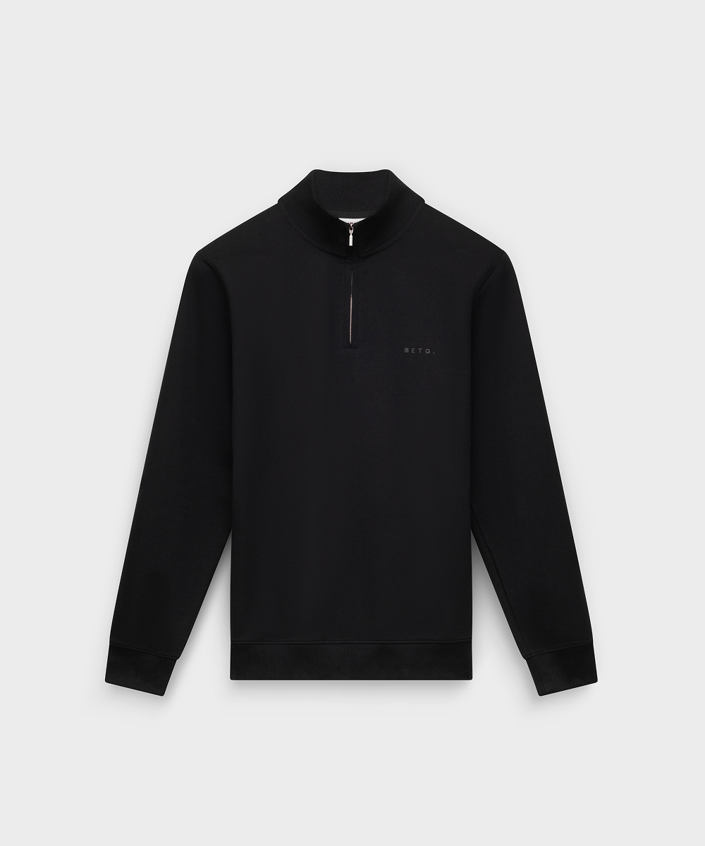 SW 03 Marked Half Zip Black