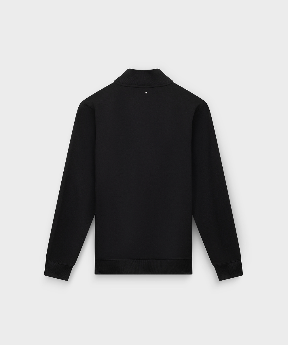 SW 03 Marked Half Zip Black