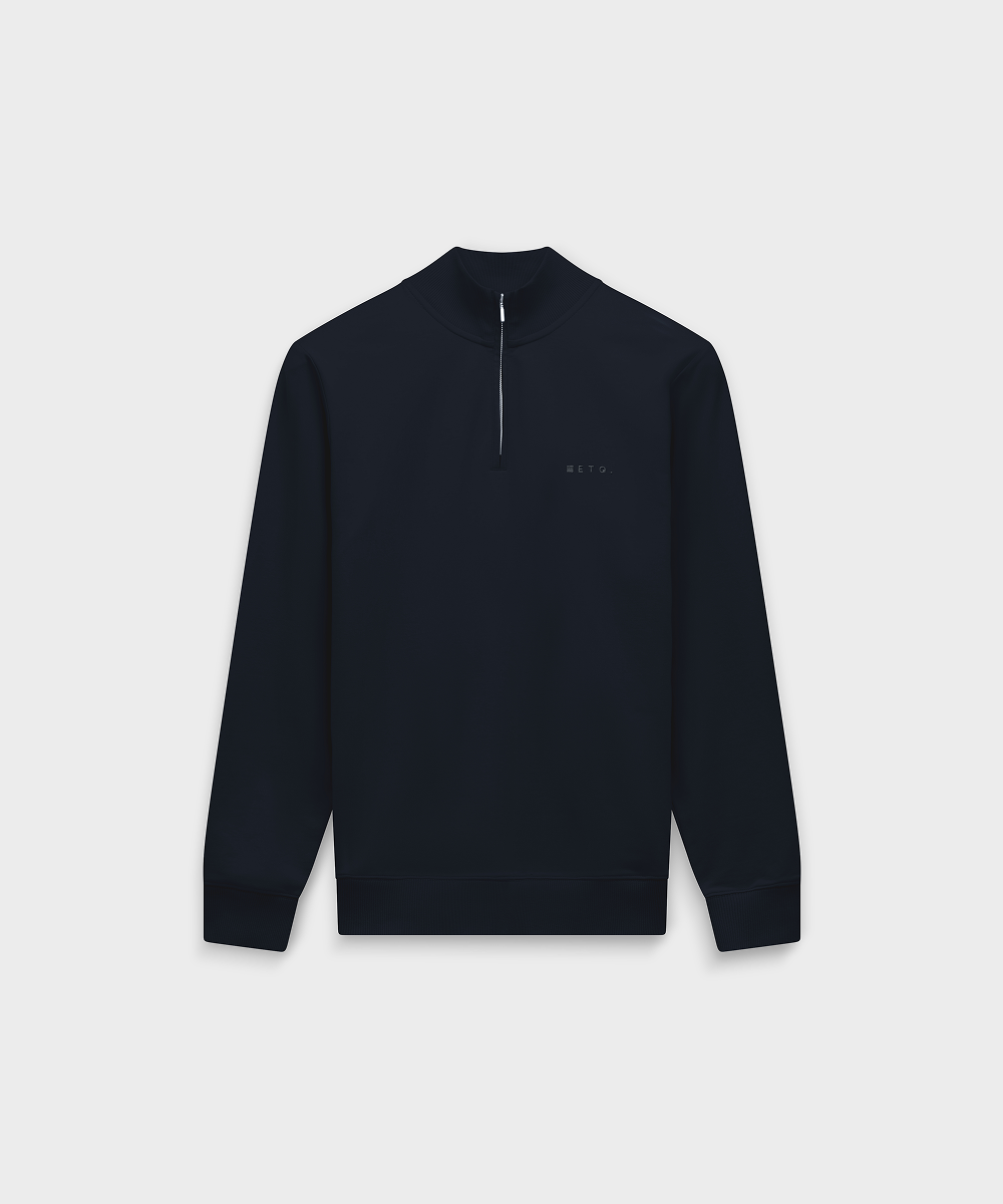 SW 03 Marked Half Zip Blueberry
