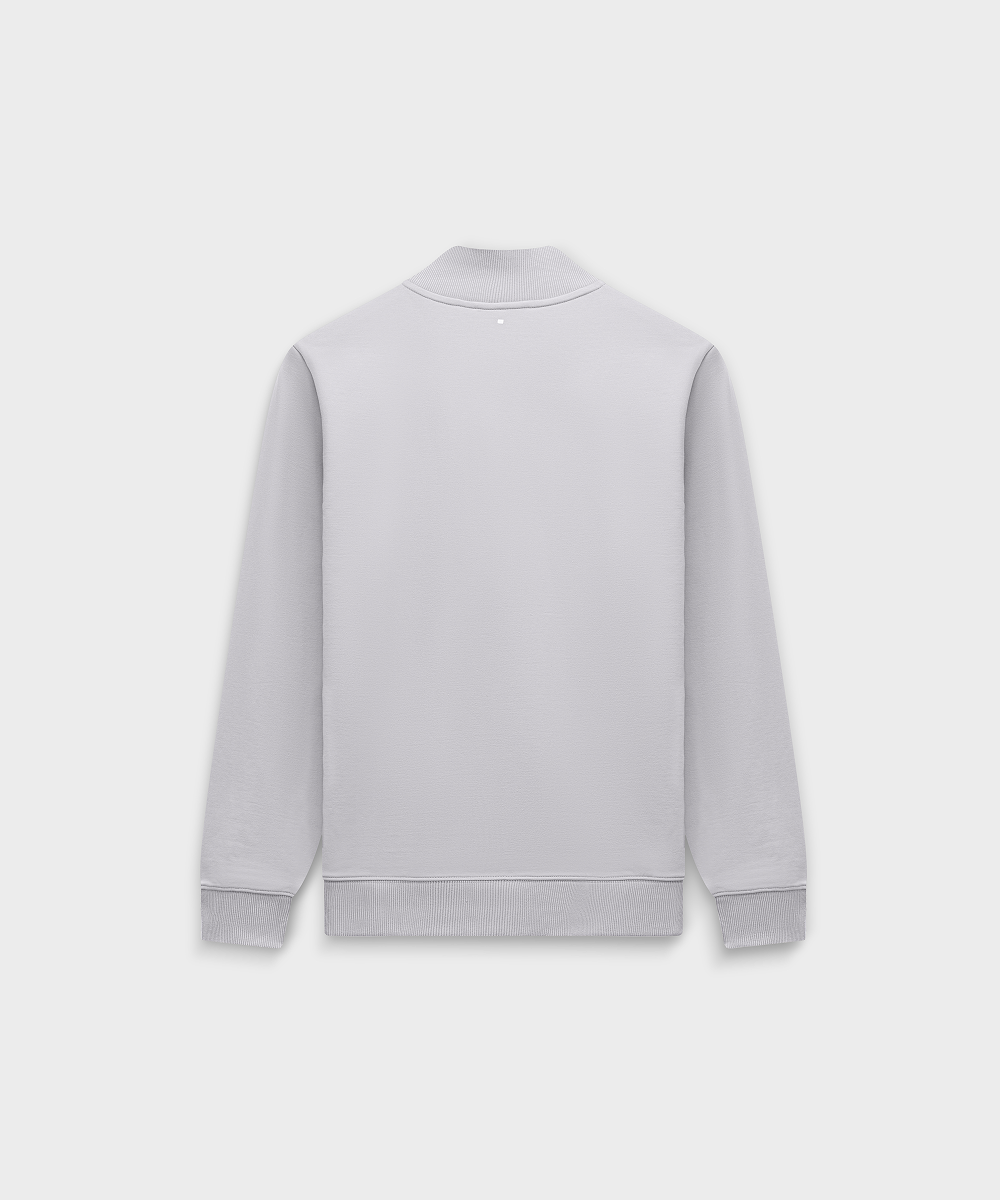 SW 03 Marked Half Zip Cement Grey